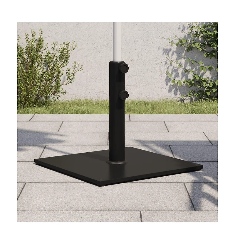 Parasol Base for 1.3"/1.5"/1.9" Poles 37.5 lb Square