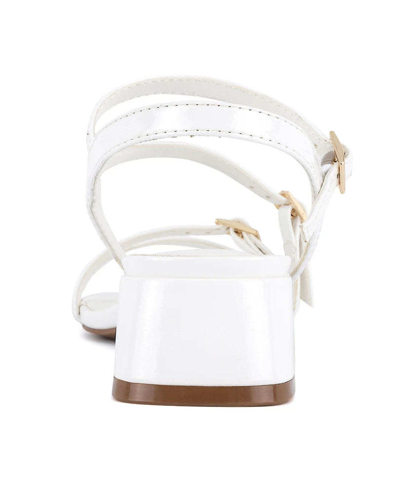 Jones New York Women's Unasyn Block Heel Strappy Dress Sandals