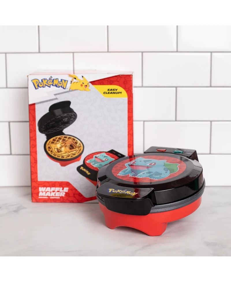 Uncanny Brands Pokemon Bulbasaur Waffle Maker - Make Bounty Bulbasaur Waffles