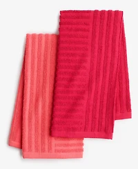 The Cellar 2 Pack Linear Sculpted Towels, Exclusively at Macy's