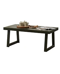 Kings Brand Furniture Charlie Rectangular Coffee Table, Center Cocktail Tea Table for Living Room
