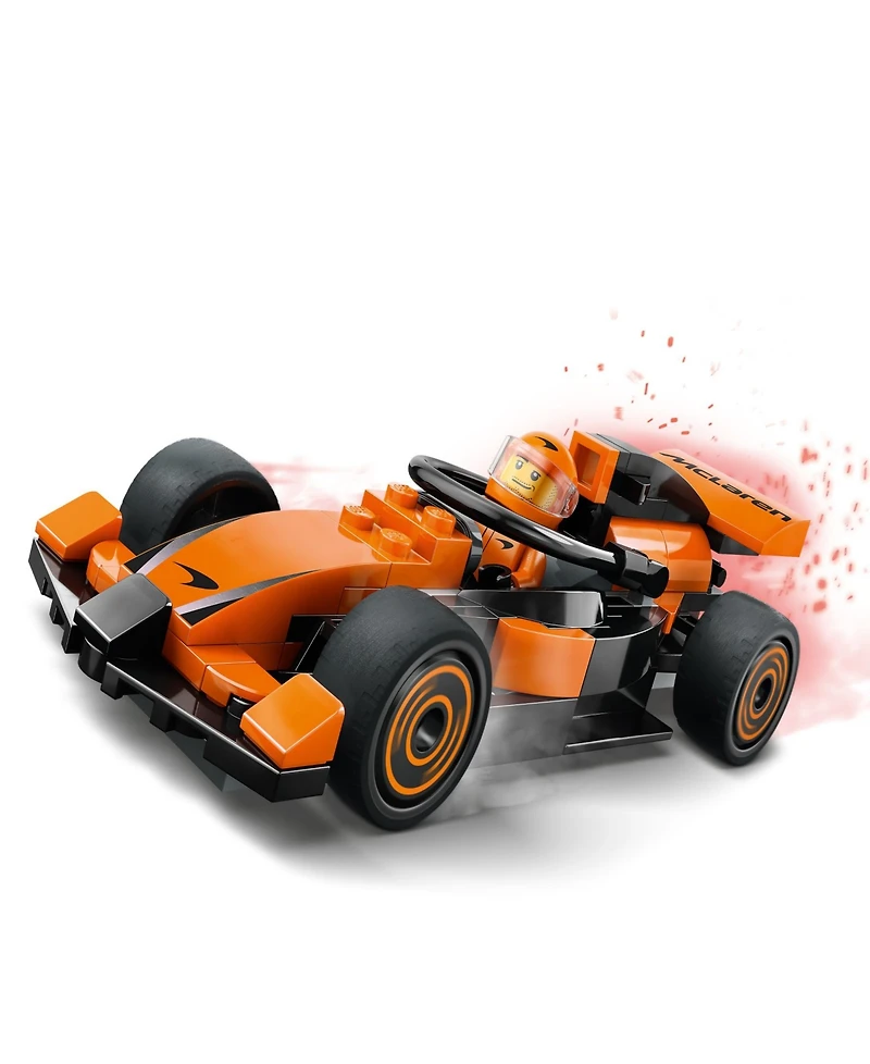 Lego City F1 Driver with McLaren Race Car Building Toy 60442, 86 Pieces