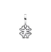 Pandora 2025 Four Leaf Clover Lab-Grown Diamond Dangle Charms