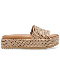 Dv Dolce Vita Women's Scottie Raffia Flatform Sandals