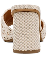 Dv Dolce Vita Women's Honey Raffia Block-Heel Dress Sandals