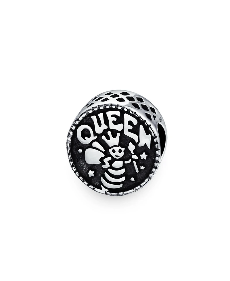 Bling Jewelry Queen Bumble Bee Charm Bead Sterling Silver European Bracelet