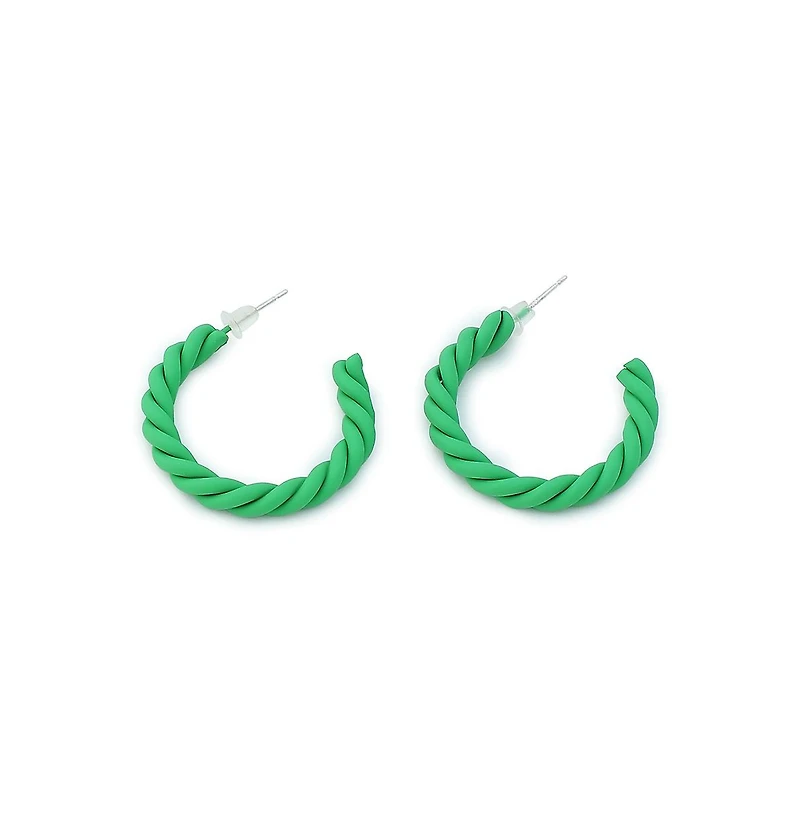 Rope Hoop Earrings