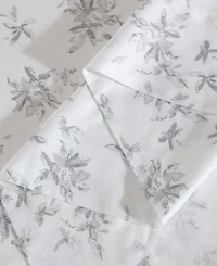 Calvin Klein Printed 300-Thread Count Cotton Sateen 4-Pc. Sheet Set