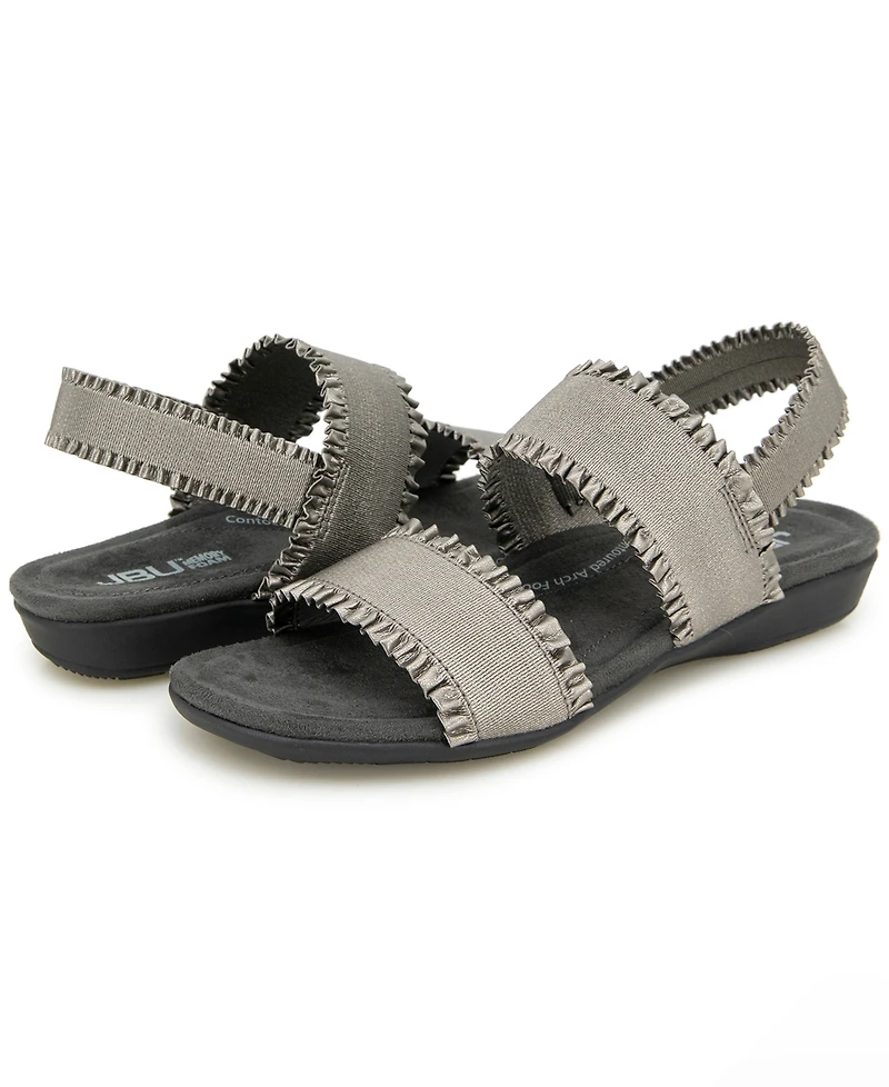 Jbu Women's Azores Casual Flat Sandal