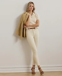 Lauren Ralph Women's Cable-Knit Polo Shirt