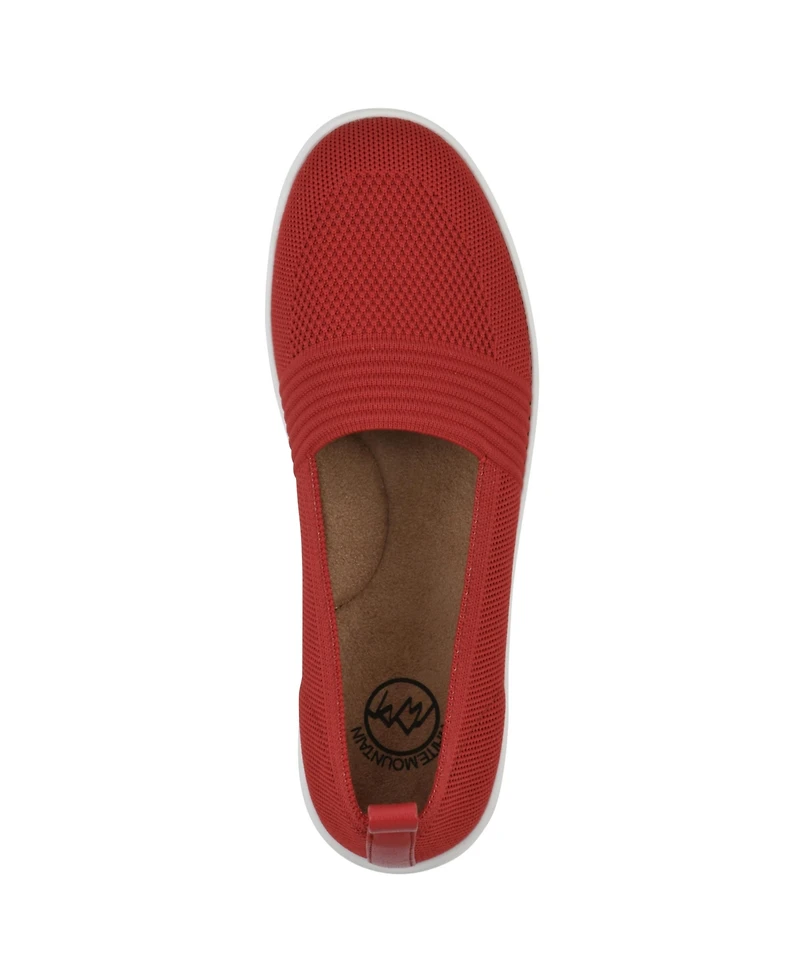 White Mountain Women's Upright Slip-On Sneakers