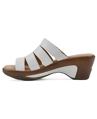 White Mountain Women's Valora Slip-On Clog Sandals