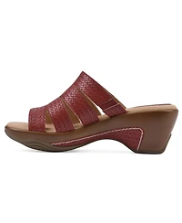 White Mountain Women's Valora Slip-On Clog Sandals