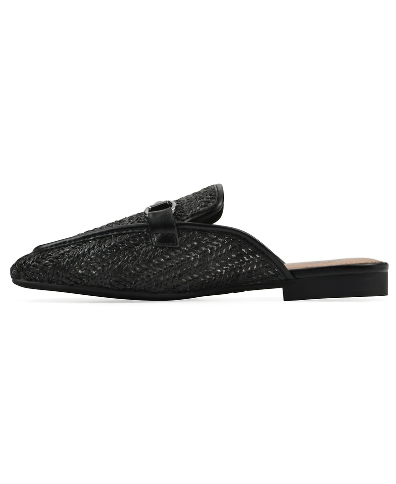 White Mountain Women's Bobbin Slip-On Mules