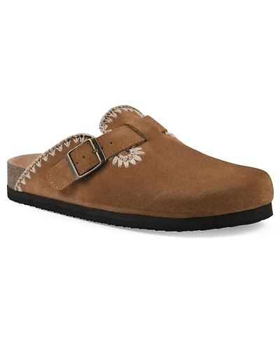 White Mountain Women's Bendees Round Toe Mules