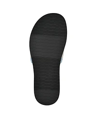White Mountain Women's Maxim Round Toe Flat Sandals