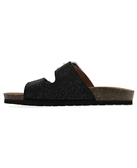 White Mountain Women's Granitas Round Toe Flat Sandals