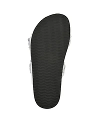 White Mountain Women's Hey Round Toe Flat Sandals