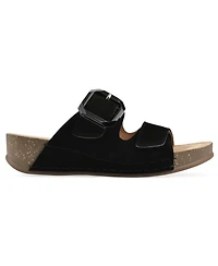 White Mountain Women's Fearful Slip-On Wedge Sandals