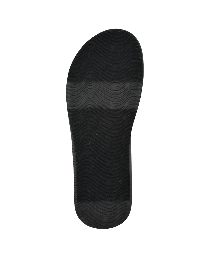 White Mountain Women's Bays Round Toe Flat Sandals