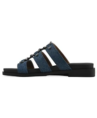 White Mountain Women's Koala Slip-On Flat Sandals