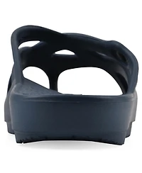 White Mountain Women's Rip Round Toe Flat Sandals