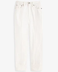 On 34th Women's High-Rise Cuffed Straight-Leg Jeans