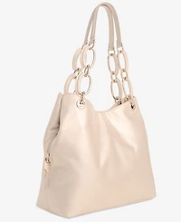 I.n.c. International Concepts Trippii Champagne Pearlized Medium Tote, Exclusively at Macy's