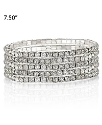 Jessica Simpson 5-Piece Rhinestone Bracelet Set