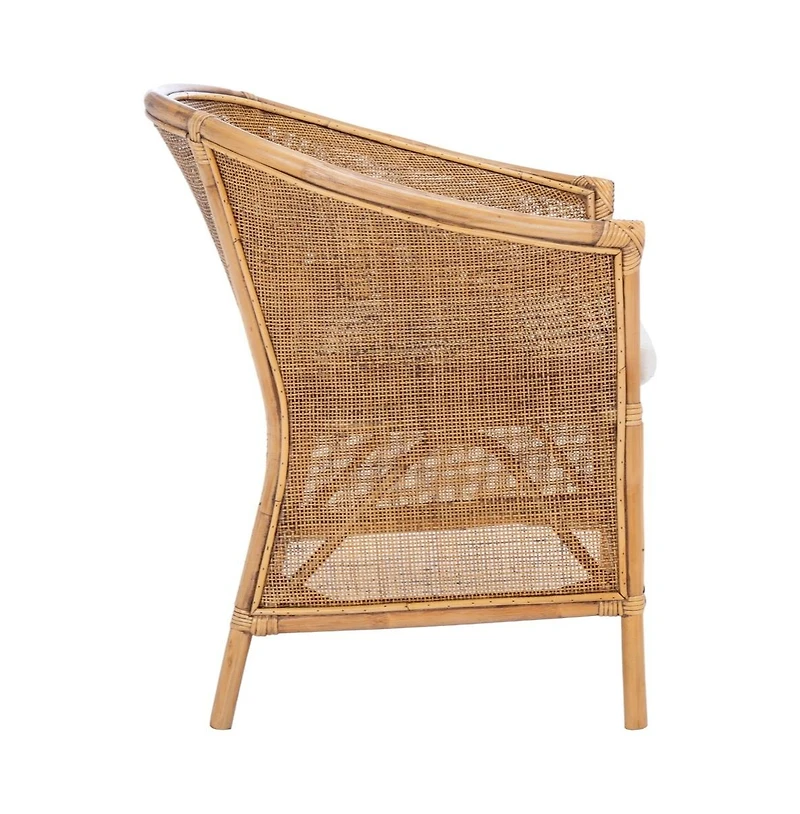 Jessica Rattan Accent Chair W/ Cushion