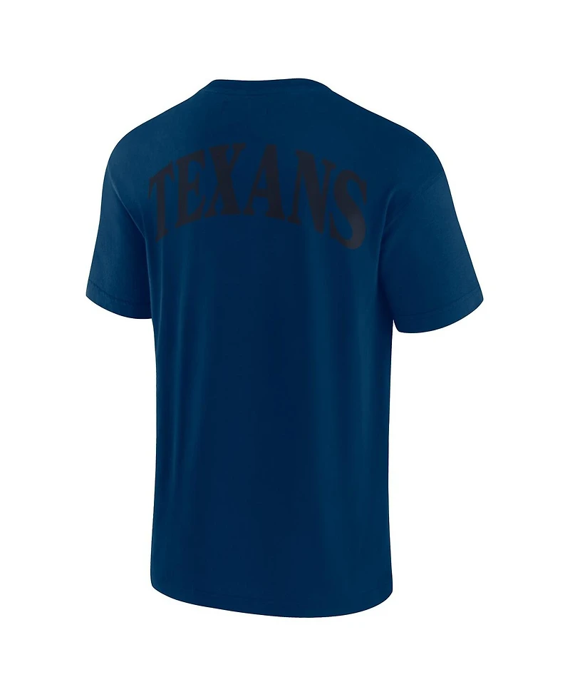 Fanatics Men's and Women's Navy Houston Texans Elements Iconic T-Shirt