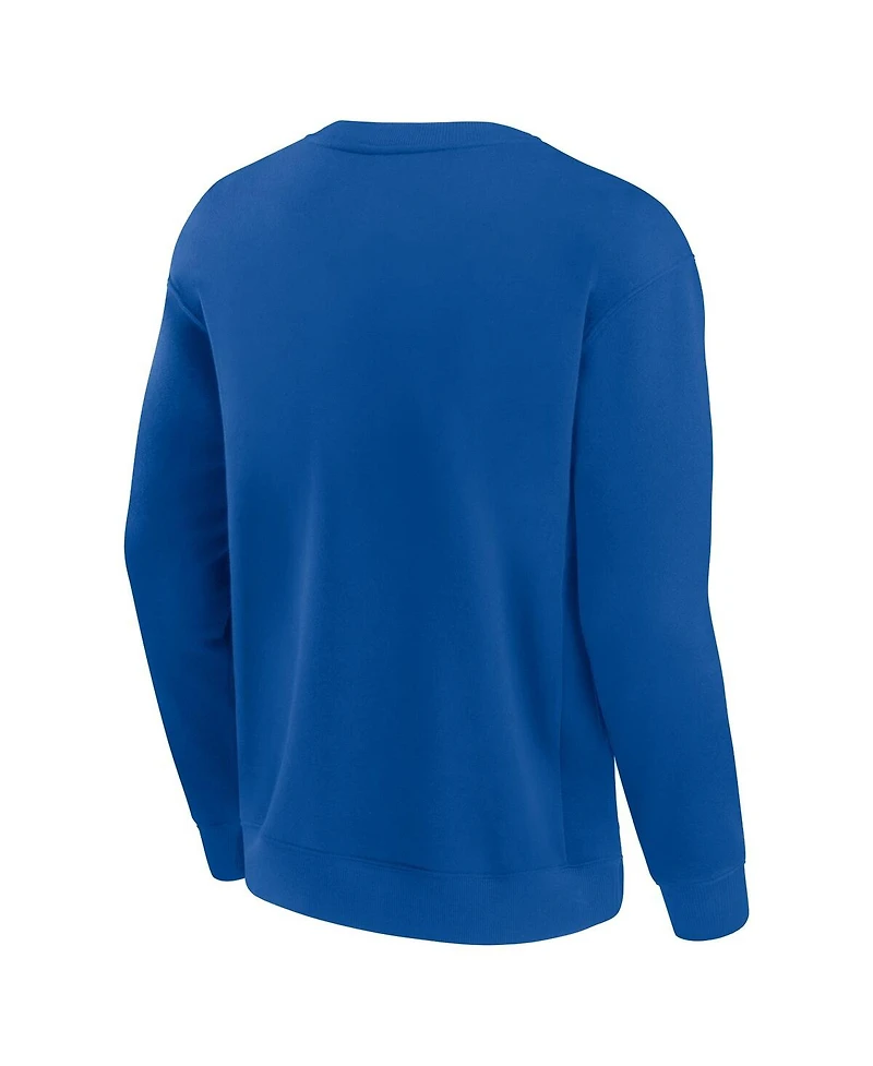 Fanatics Men's and Women's Royal Buffalo Bills Elements Unlimited Fleece Pullover Sweatshirt