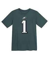Nike Preschool Jalen Hurts Midnight Green Philadelphia Eagles Player Name Number T-Shirt
