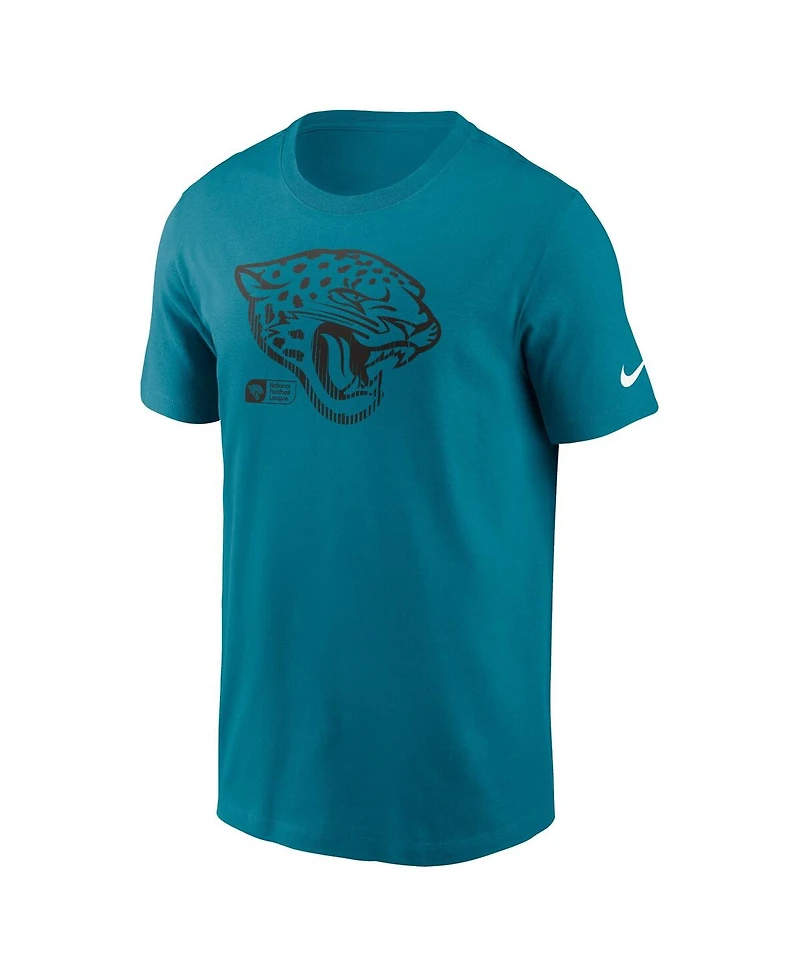 Nike Men's Teal Jacksonville Jaguars Faded Essential T-Shirt
