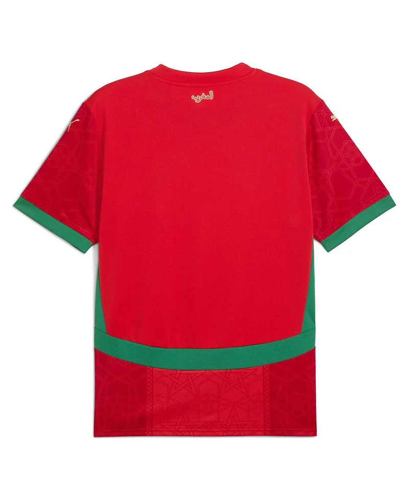 Puma Men's Red Morocco National Team 2025 Home Replica Jersey