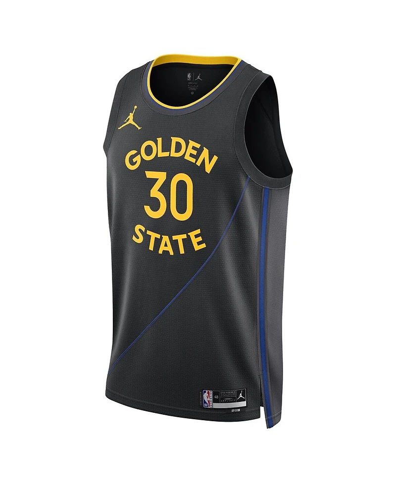 Jordan Men's and Women's Stephen Curry Black Golden State Warriors 2024/25 Swingman Jersey - Statement Edition