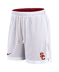 Nike Men's White/Cardinal Usc Trojans Primetime Reversible Performance Shorts