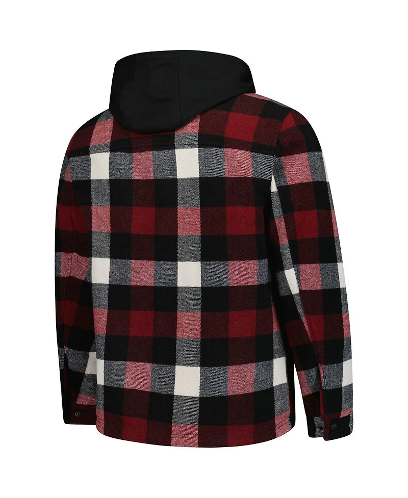 Starter Men's Red/Black St. Louis Cardinals Sherpa Full-Zip Hoodie Jacket