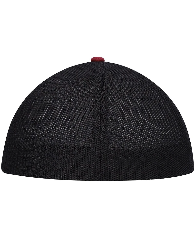 Fox Men's Burgundy/Black Colel Tri-Blend Trucker Flex Hat