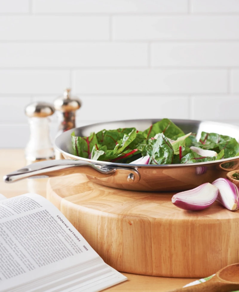 Heritage Steel Titanium Series Fully Cladded 10.5" Fry Pan with Lid