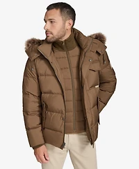 Andrew Marc Black Label Men's Forster Hooded Quitled Puffer Jacket