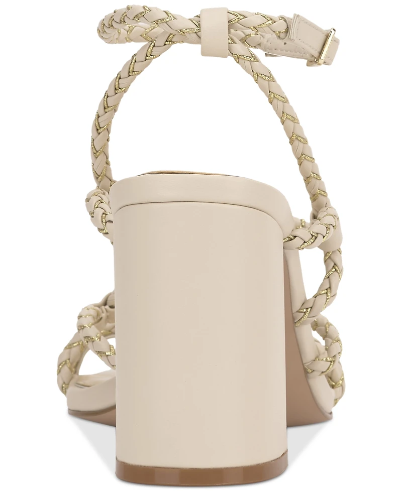 Jessica Simpson Women's Azimma Block-Heel Strappy Rope Sandals