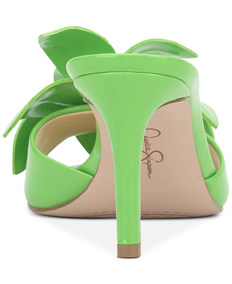 Jessica Simpson Women's Percia Flower High-Heel Dress Mules