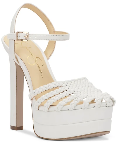 Jessica Simpson Women's Inaia Woven Platform Dress Sandals