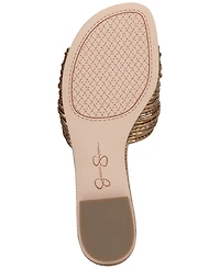 Jessica Simpson Women's Dydra Knotted Strappy Flat Sandals