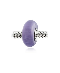 Bling Jewelry Smooth Opaque Murano Glass Charm Bead European Bracelets Sterling Silver