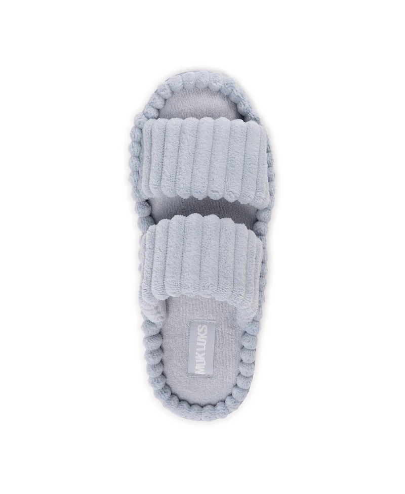 Muk Luks Women's Double Strap Slide Slipper