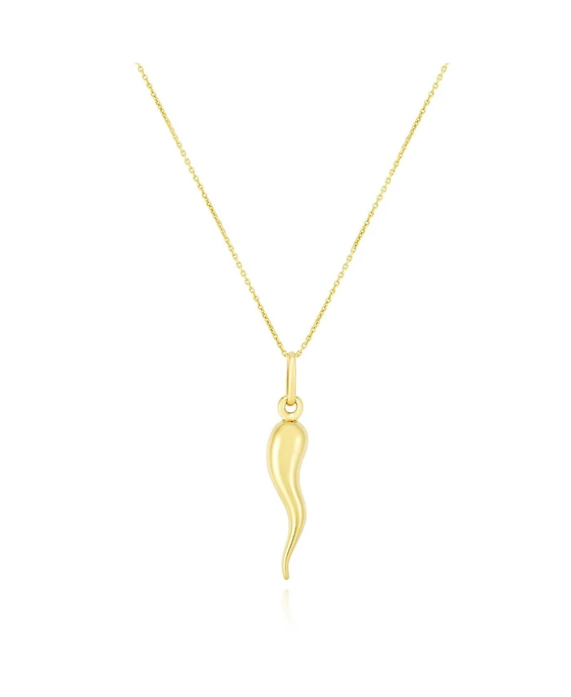 The Lovery Gold Horn Necklace 14K Gold