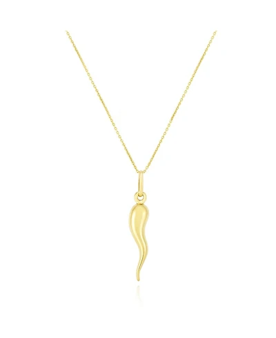 The Lovery Gold Horn Necklace 14K Gold