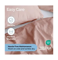 Premium Microfiber Duvet Cover Set - Queen - Cream